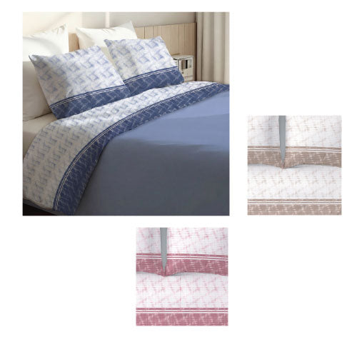 COPPIA LENZUOLA 1P-1/2 \"FLAN\" MARENA VARI COLORI BIANCALUNA