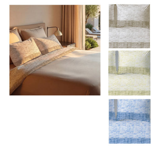 COPPIA LENZUOLA 1P-1/2 \"CORA\" MARENA VARI COLORI BIANCALUNA