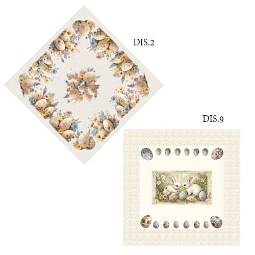CENTROTAVOLA 93 X 93 CM "PASQUA TIFFANY" ASSORTITI  VINGI