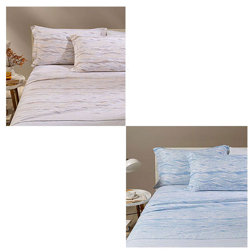 COPPIA LENZUOLA MATRIMONIALE "SIRIO" CALEFFI