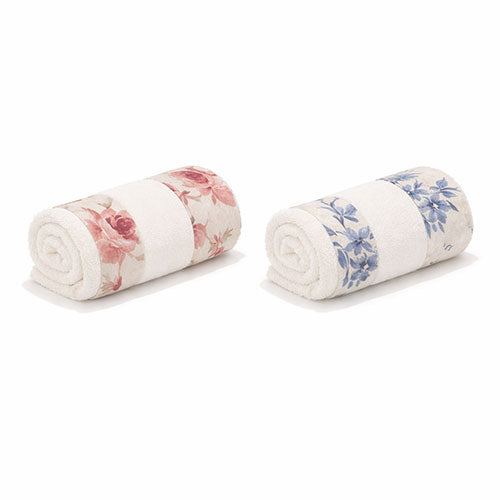 ASCIUGAMANO SET 2+2 "MARIKA" BLU-CIPRIA FERLEN