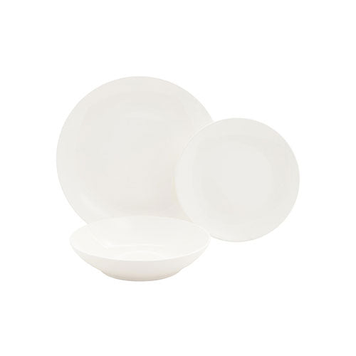 SERVIZIO PIATTI 18 PZ "COUPE ARIEL" BIANCO 0050535 CASA COLLECTION
