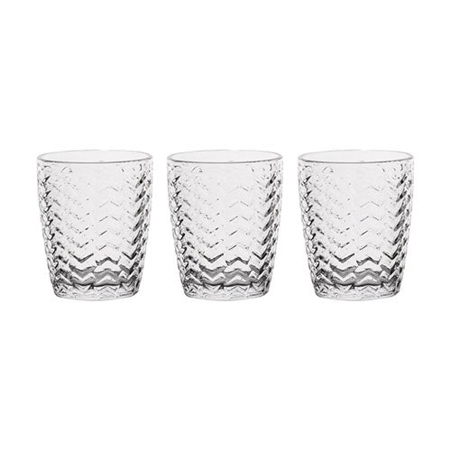 BICCHIERE ACQUA 3 PZ "LIMA" TRASPARENTE 0050059 CASA COLLECTION
