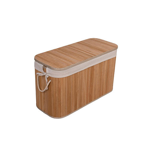 PORTABIANCHERIA CASSAPANCA PIEGHEVOLE 66 LEGNO BAMBOO NATURALE 0048736 #cat
