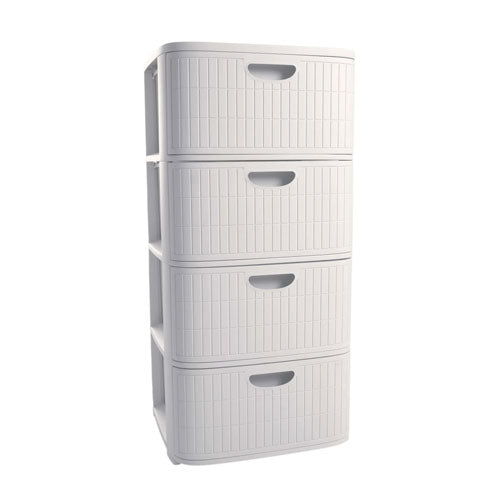 CASSETTIERA 4 CASSETTI "DOMUS" BIANCO 901000 STEFAN PLAST