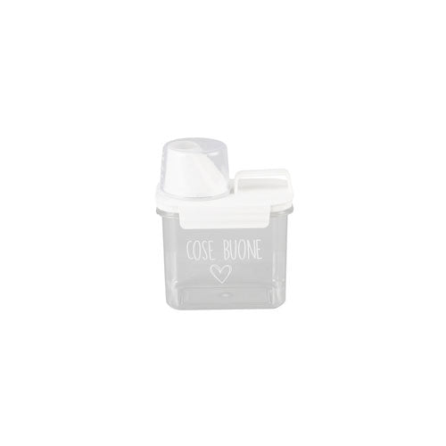 BARATTOLO DOSATORE CON MISURINO "COSE BUONE" PET/PP/AS 50118 BRANDANI