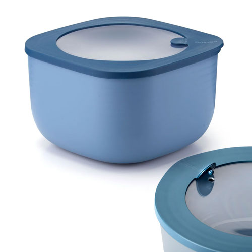CONTENITORE "STORE&MORE BIO FOOD STORAGE" QUADRATO ALTO M DEEP AIR BLUE 170723295 GUZZINI