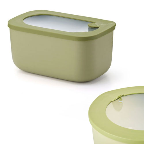 CONTENITORE "STORE&MORE BIO FOOD STORAGE" RETTANGOLARE BASSO AVOCADO GREEN 171002253 GUZZINI