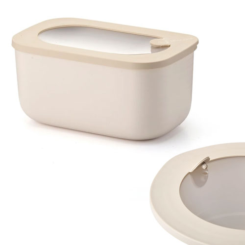CONTENITORE "STORE&MORE BIO FOOD STORAGE" RETTANGOLARE BASSO CLAY 17100279 GUZZINI