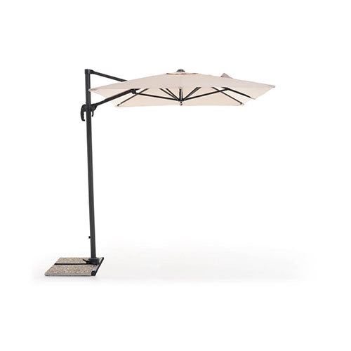 OMBRELLONE "VERSO" 3 X 2 MT ECRU #cat