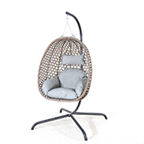 AMACA SOSPESA "RATTAN" BROWN #cat