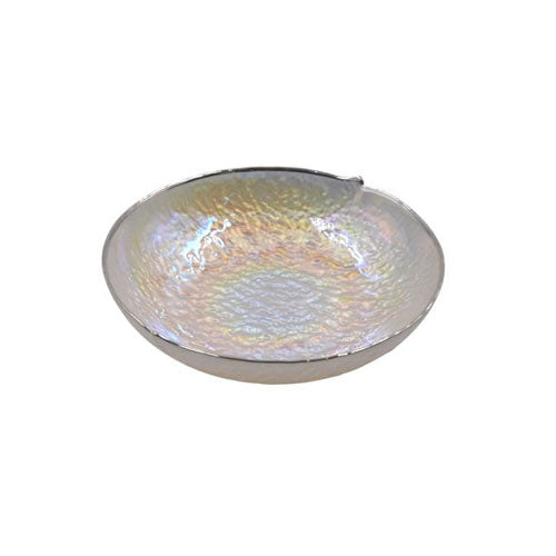 COPPA VETRO 27 CM BIANCO LD76 S.I.PAR