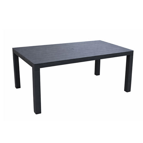 TAVOLO "NABUCCO" ELITE 140 X 80 CM ANTACITE 1204.0194 #cat
