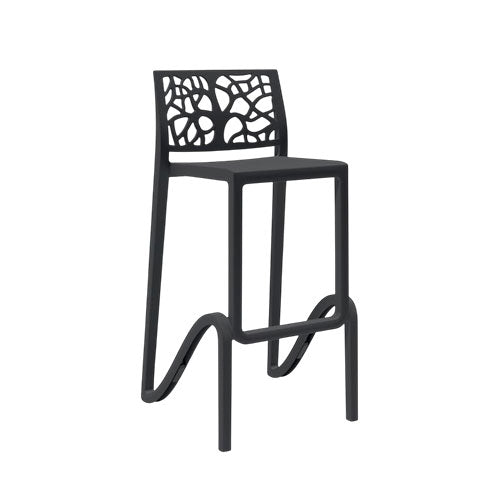 SGABELLO "ZEFIRO 75" NERO #cat