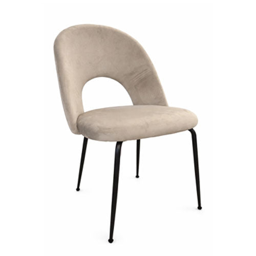 SEDIA "MARY" VELVET TORTORA #cat