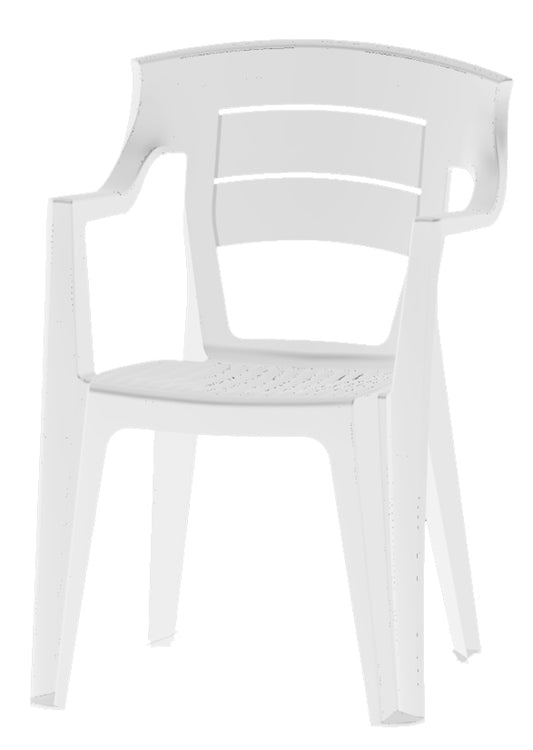 POLTRONA ISOTTA IMPILABILE BIANCA 215654 #CAT