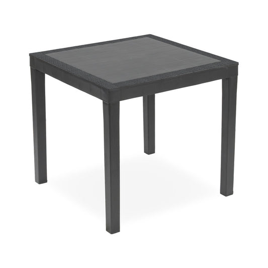 TAVOLO RESINA AGO ANTRACITE CM78X78XXH73 215641 #CAT