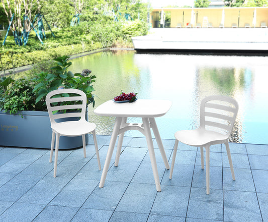 SET GIARDINO MARINA 3PZ BIANCO  214937 #CAT