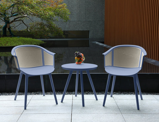 SET GIARDINO ALTEA 3PZ BLU ARMONIA 214935 #CAT