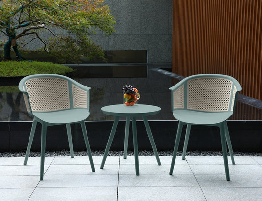 SET GIARDINO ALTEA 3PZ VERDE SALVIA  214933 #CAT