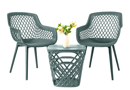 SET GIARDINO ALMA 3PZ VERDE SALVIA 214929 #CAT