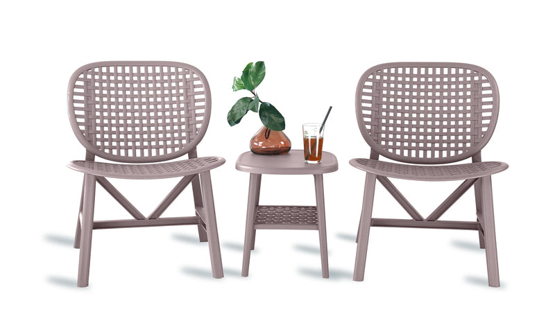 SET GIARDINO ASTRA 3PZ SABBIA 214928 #CAT