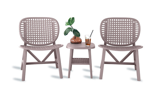 SET GIARDINO ASTRA 3PZ SABBIA 214928 #CAT