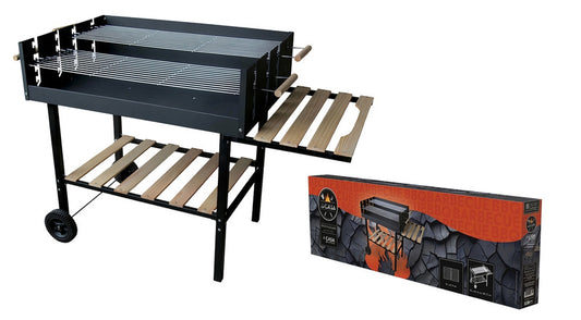 BARBECUE RETTANGOLARE CM118X56,5X92 C/MENSOLA LATERALE 214865 #CAT