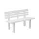 PANCHINA RESINA GENZIANA BIANCA 212584 #CAT