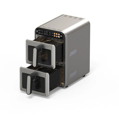 FRIGGITRICE AD ARIA 11  LT 2 RIPIANI "TECHNO COLLECTION" NERA 51596 BRANDANI