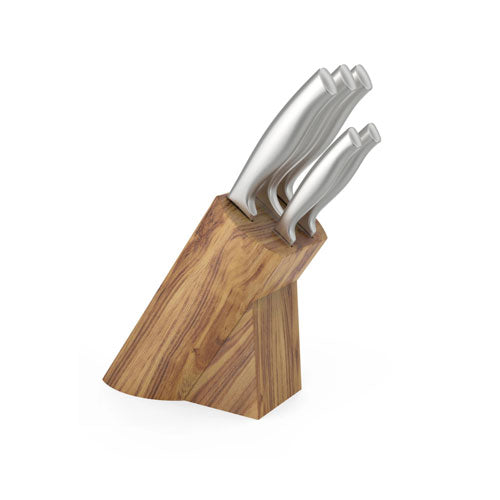 CEPPO LEGNO C/5 COLTELLI "TEAK" 85391 BRANDANI