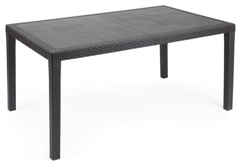 TAVOLO PRINCE ANTRACITE 150X90X72 203541 #CAT
