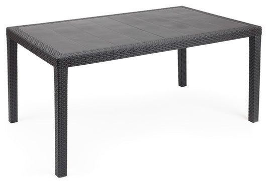 TAVOLO PRINCE ANTRACITE 150X90X72 203541 #CAT