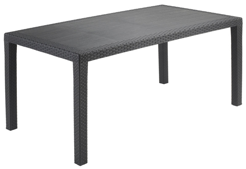 TAVOLO RESINA JOKER ANTRACITE 138X78X72 193609