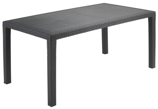 TAVOLO RESINA JOKER ANTRACITE 138X78X72 193609