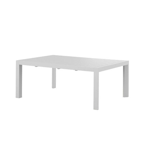 TAVOLO ALLUNGABILE "RODI" 176-246 X 100 CM BIANCO #cat