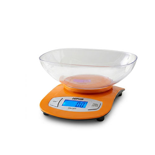 BILANCIA CUCINA DIGITALE ZEPHIR 5KG/1GR CONTENITORE ZEPZHS510
