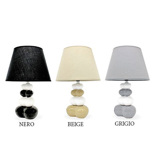 LAMPADA COMODINO CUORE 25X25X38 CON PARALUME 156940