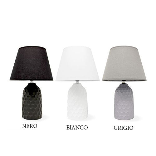LAMPADA COMODINO PAIGE 25X25X38 CON PARALUME 156926