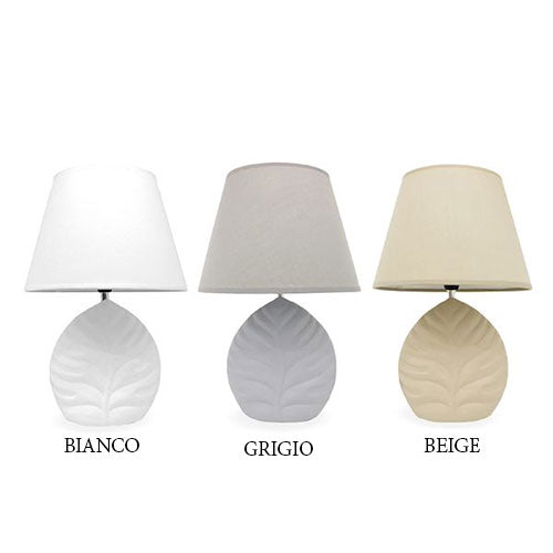 LAMPADA COMODINO ELISIA 25X25X38 CON PARALUME 156841