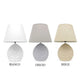 LAMPADA COMODINO ELISIA 25X25X38 CON PARALUME 156841