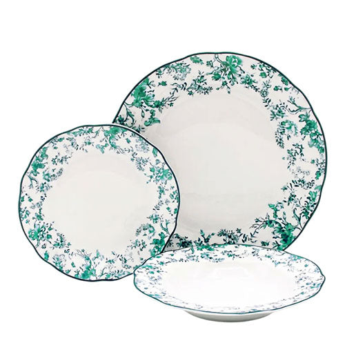 SERVIZIO PIATTI 18 PZ "WINSTON" VERDE 156032 CASA MILANO