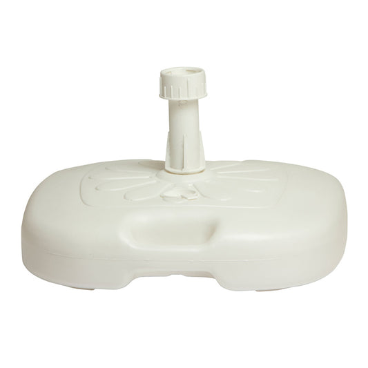BASE OMBRELLONE PLASTICA QUADRA 45X45 BIANCA #cat