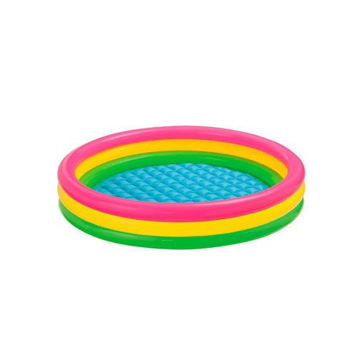 PISCINA 3 ANELLI ARCOBALENO cm.147x33 156163