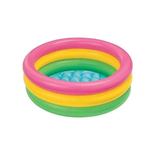 PISCINA BABY 3 ANELLI ARCOBALENO CM.61X22 156209