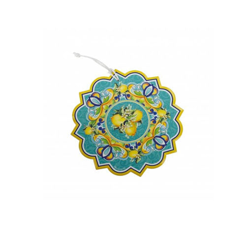 SOTTOPENTOLA DECORATION "CITRUS" AZZURRO 52777 BRANDANI
