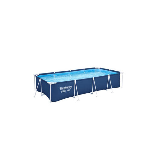 PISCINA STEEL PRO C/TELAIO E POMPA 400X211X81 56424 32955