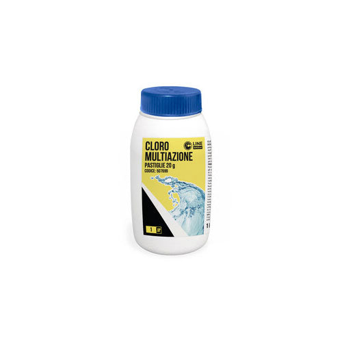 PASTIGLIE CLORO PER PISCINA MULTIAZIONE 20 G CF.1KG 507699