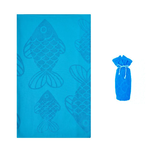 TELO MARE BEACH TOWEL VINGI OCEANO  AZZURRO