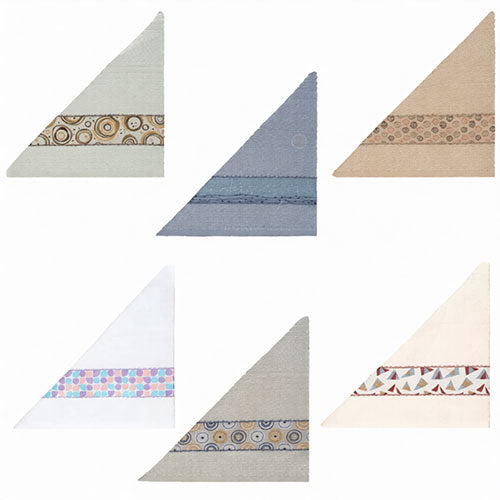 SET 6 STROFINACCI  "FORME" VINGI
COLORI MISTI